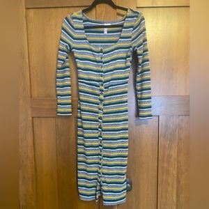 XS Striped Sweater Dress